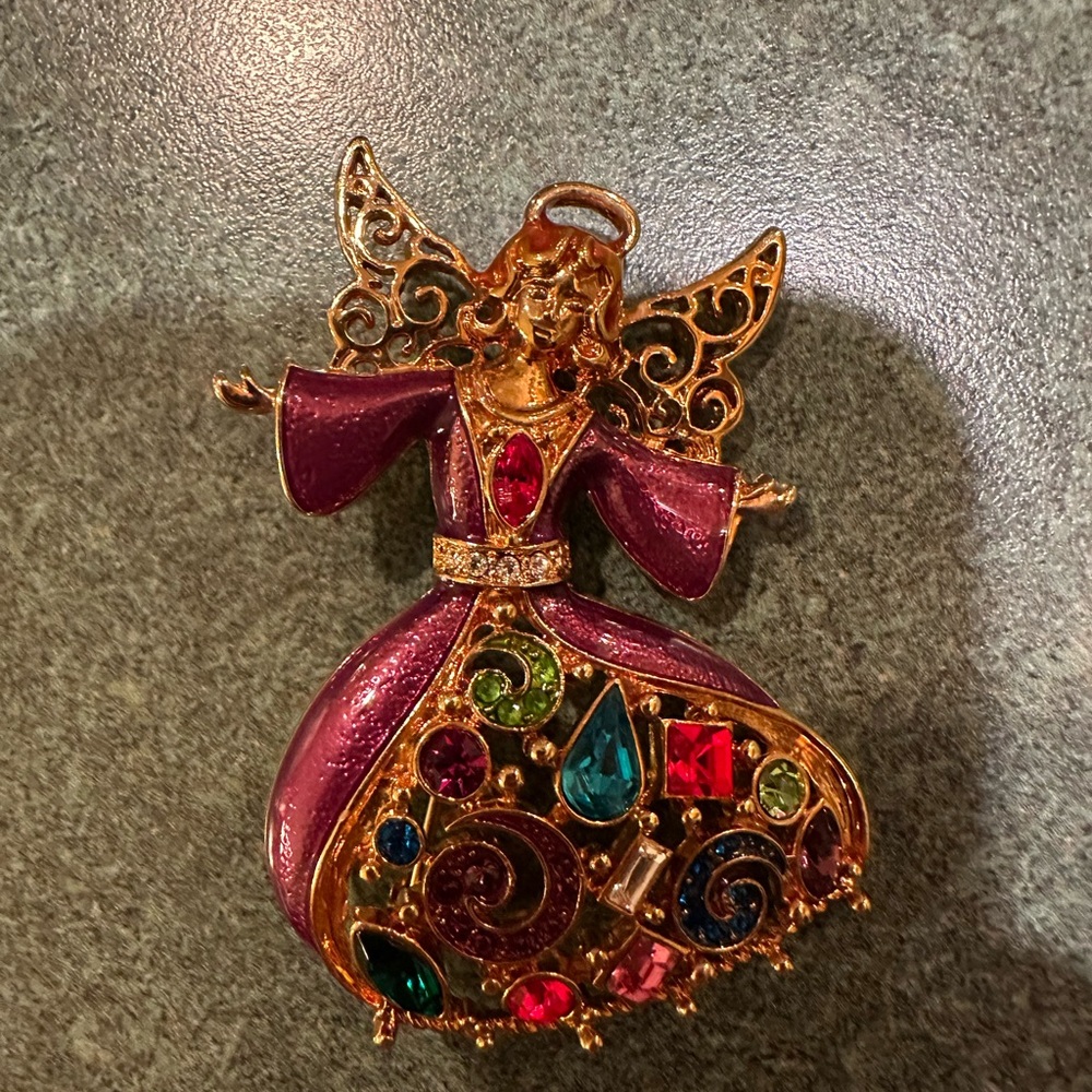 Haskele Christmas Angel Pin